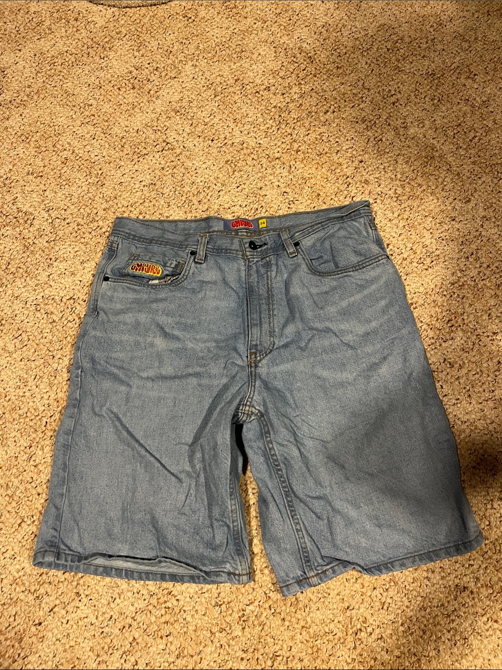 Empyre Light Blue Denim Jean Shorts